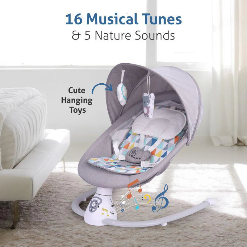 R for Rabbit Cocoon The Smart Auto Baby Swing