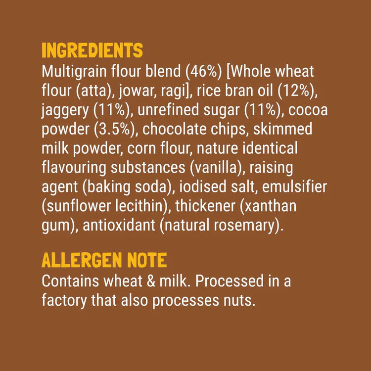 Slurrp Farm No Maida No Refined Sugar Banana Oat and Choco Ragi Cookies