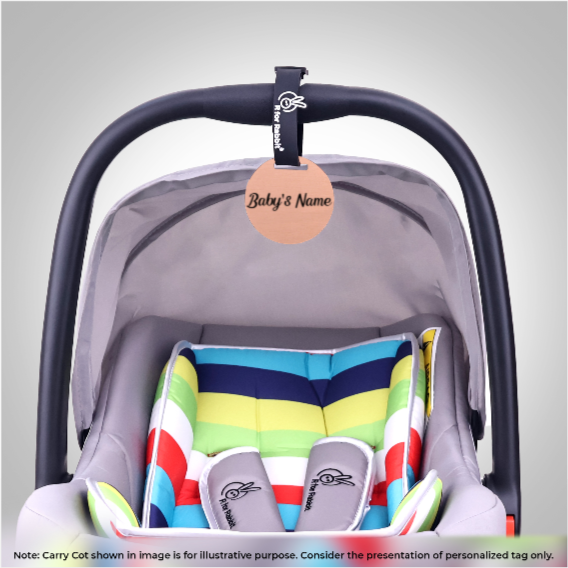 R for Rabbit Picaboo NXG 4 in 1 Multipurpose Baby Carry Cot With Personalized Name Tag