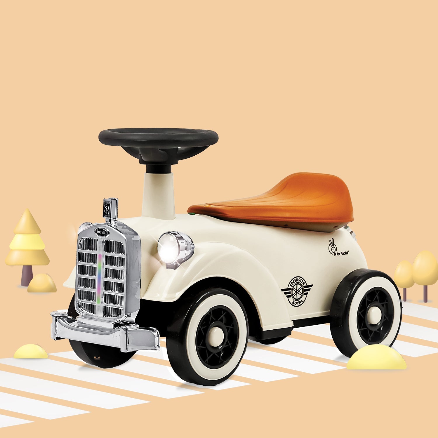 R for Rabbit Speedster Royal Ride On Car for Kids