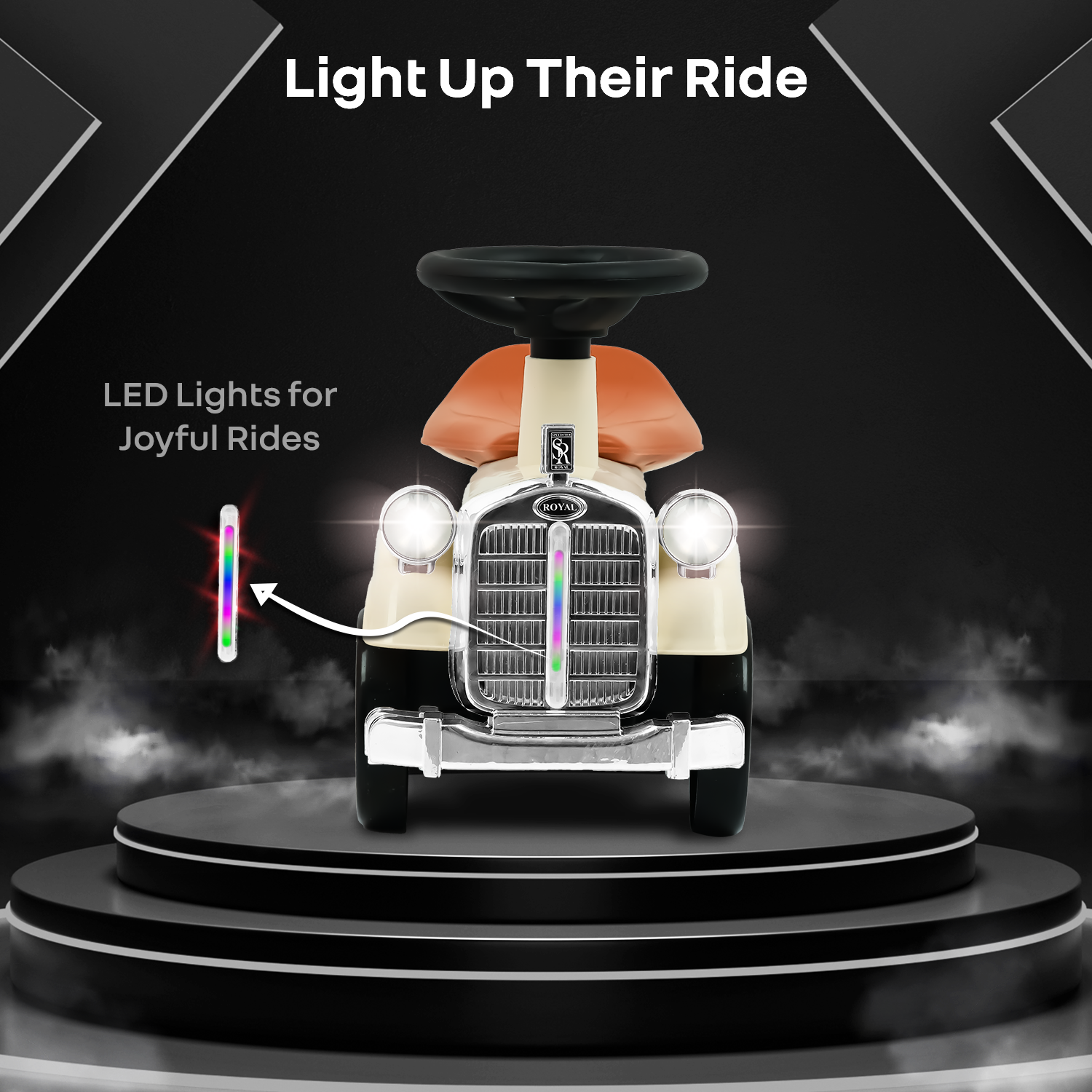 R for Rabbit Speedster Royal Ride On Car for Kids
