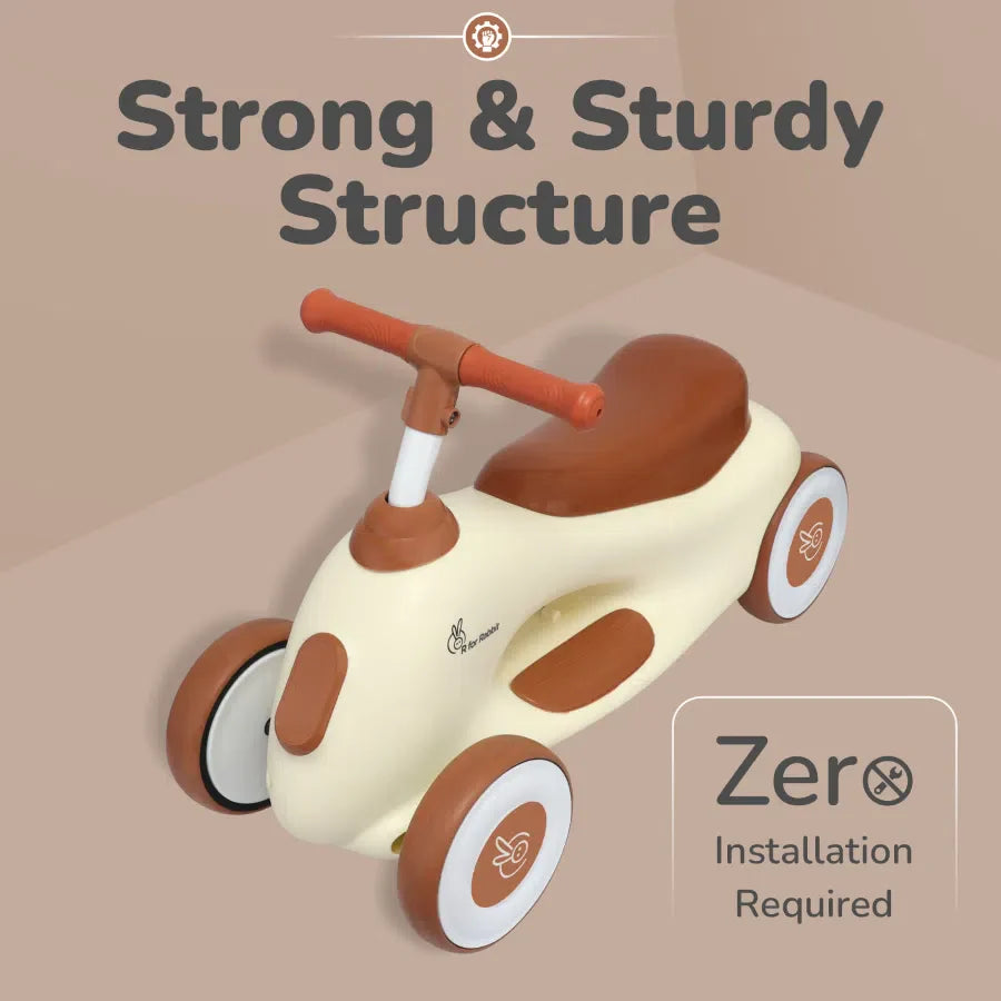 R for Rabbit Speedster Zoomy Push Ride On Car for Kids