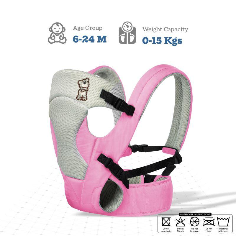 R for Rabbit New Cuddle Snuggle Carriers cum Kangaroo Bag, Front / Back Baby Carrier Position, Foldable Head Support