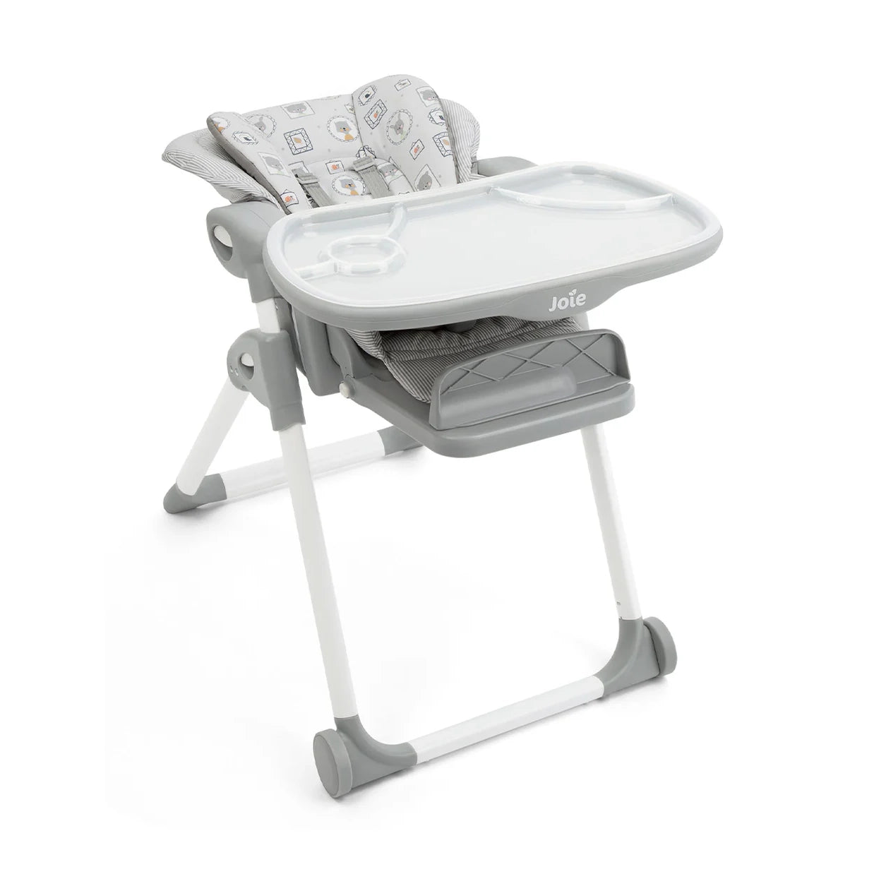 Joie Mimzy Recline High Chair-5 Position Recline-7 Height Positions-Upto 15 Kg-Logan