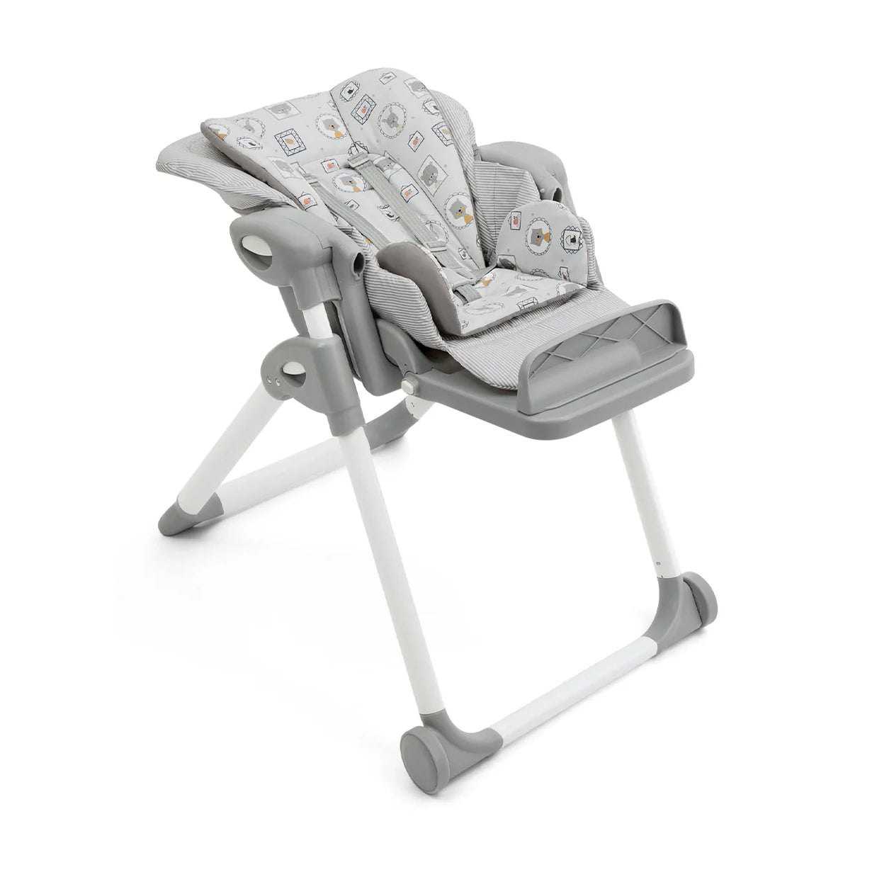Joie Mimzy Recline High Chair-5 Position Recline-7 Height Positions-Upto 15 Kg-Logan