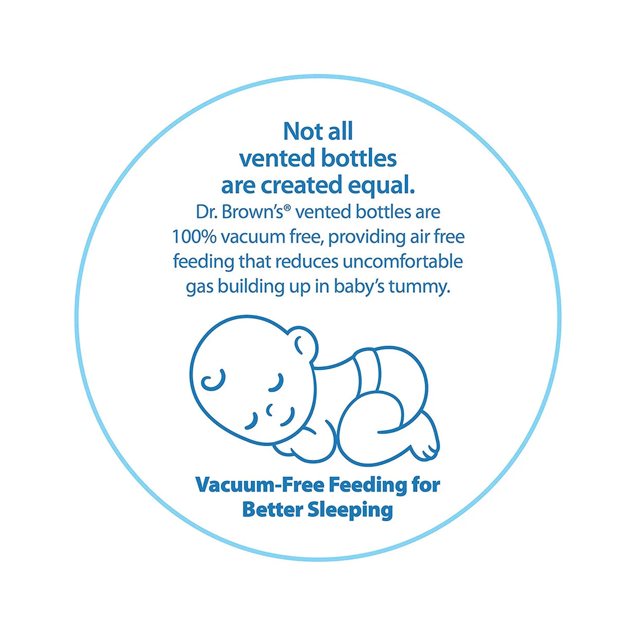 Dr. Brown's Options+ Narrow Neck Feeding Bottle-Anti Colic-250 ml-Blue-0 to 3M