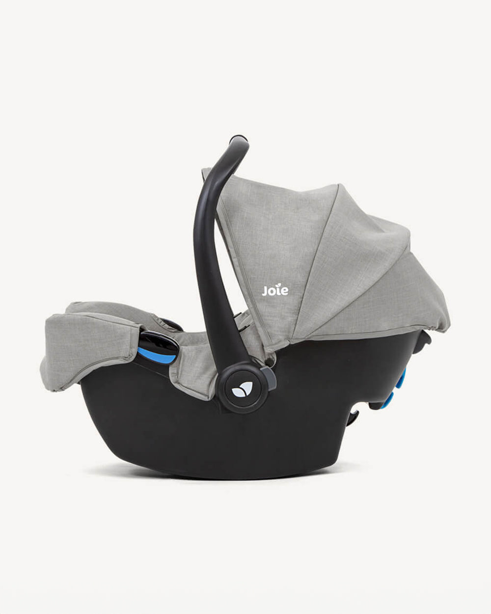 Joie Parcel Lightweight Baby Stroller & Gemm Car Seat Travel System-Stroller Features (One Hand Fold, Flat Reclining Seat, Upto 22 Kg)-Car Seat Features (Airline Certified, Side Impact Protection, Upto 13 Kg)-Oyster & Pebble
