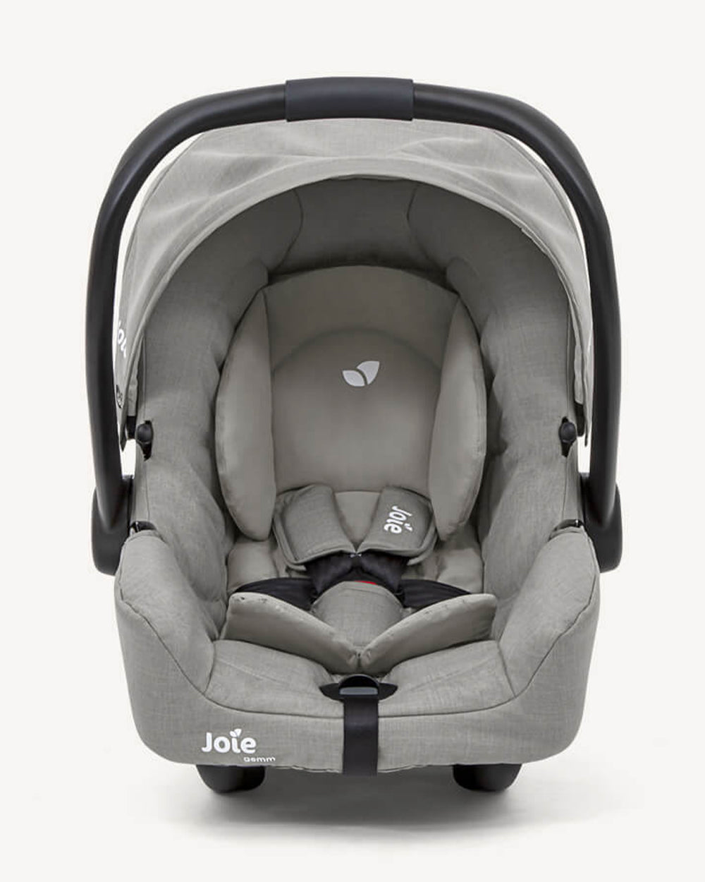 Joie Parcel Lightweight Baby Stroller & Gemm Car Seat Travel System-Stroller Features (One Hand Fold, Flat Reclining Seat, Upto 22 Kg)-Car Seat Features (Airline Certified, Side Impact Protection, Upto 13 Kg)-Oyster & Pebble