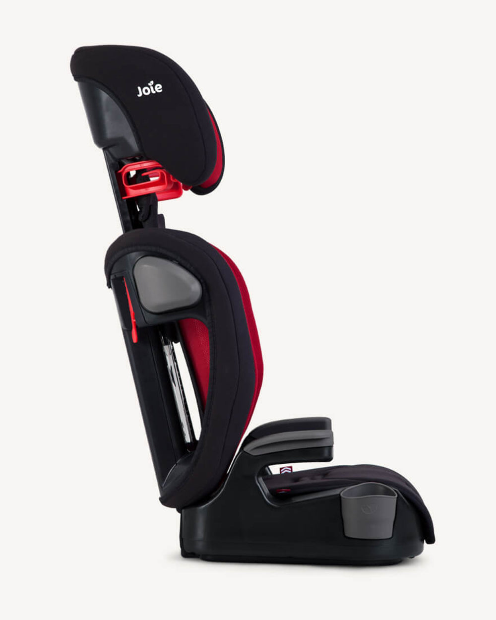 Joie Elevate Baby Car Seat-Forward Facing-10 Positions Adjustable Headrest-With Ventilated Mesh Sides & Integrated Cup Holder-2 Years Warranty-For 1 to 12Y (From 9 to 36 Kg)-Cherry
