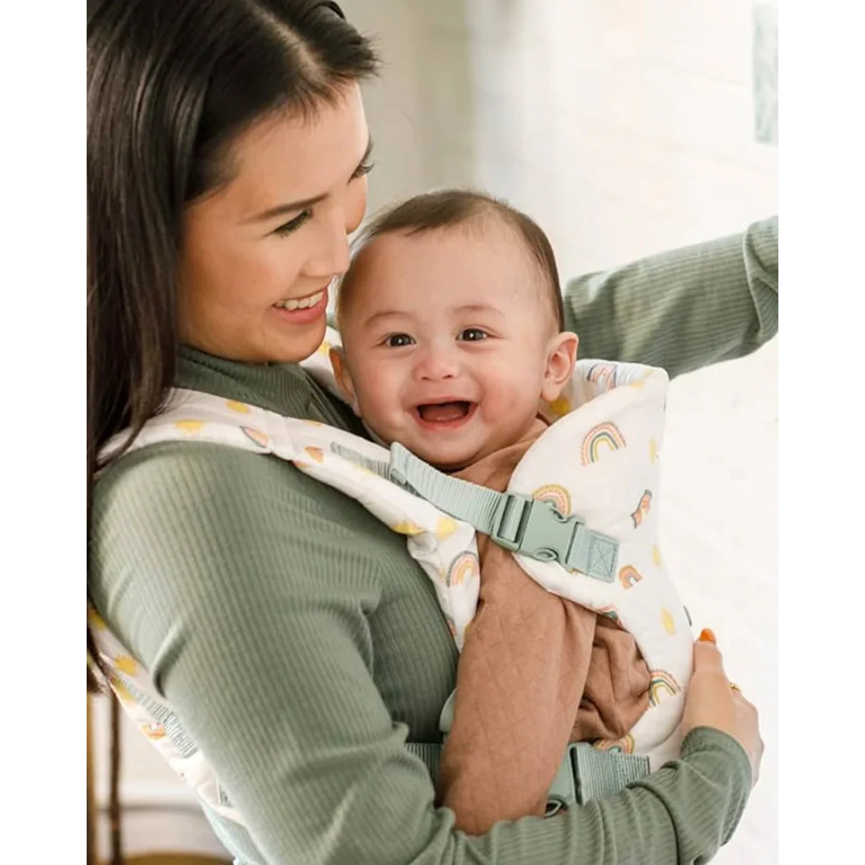 Infantino Flip 4-in-1 Convertible Baby Carrier-With 4 Carrying Positions-Head Support For Extra Comfort-Adjustable Waist Belt-For 0 to 3Y ( 3.5 to 14 Kg)-Grey