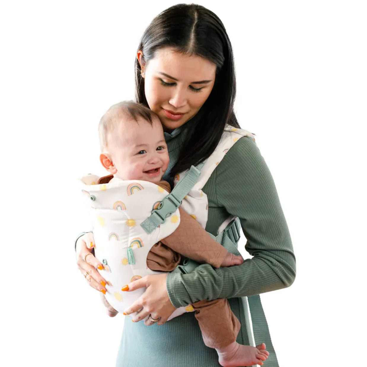 Infantino Flip 4-in-1 Convertible Baby Carrier-With 4 Carrying Positions-Head Support For Extra Comfort-Adjustable Waist Belt-For 0 to 3Y ( 3.5 to 14 Kg)-Grey