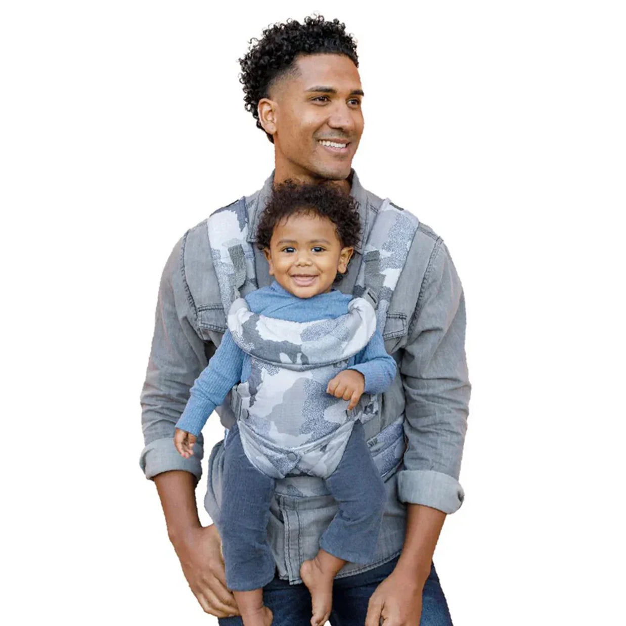 Infantino Flip 4-in-1 Convertible Baby Carrier-With 4 Carrying Positions-Head Support For Extra Comfort-Adjustable Waist Belt-For 0 to 3Y ( 3.5 to 14 Kg)-Grey