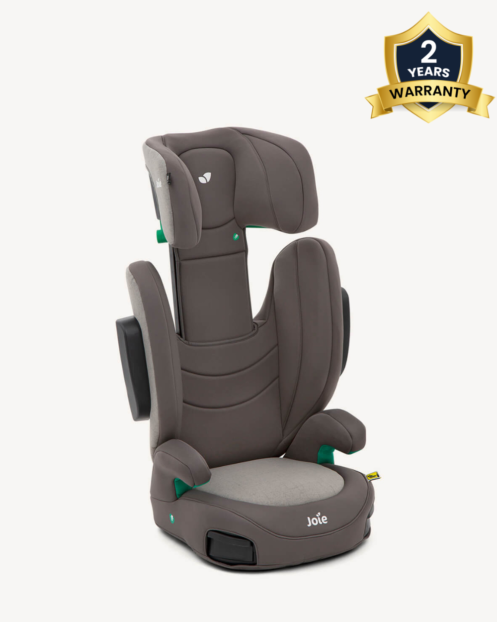 Joie i-Trillo Baby Car Seat-Forward Facing Belted Booster Seat-10 Positions Adjustable Headrest-Extra Side Impact Protection-With Two Tuckaway Cupholders-2 Years Warranty-For 3.5 to 12Y-Dark Pewter