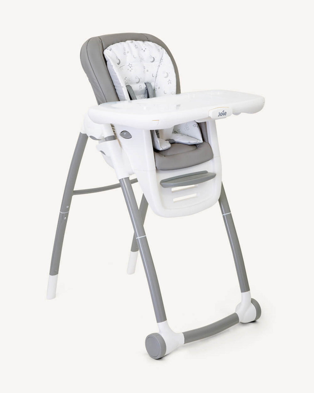 Joie Multiply 6in1 Baby High Chair-5 Level Height Adjustments With 3 Position Adjustable Tray-Convertible To Booster Seat & Mini Table-For 0 to 6Y (Upto 27Kg)-Starry Nights