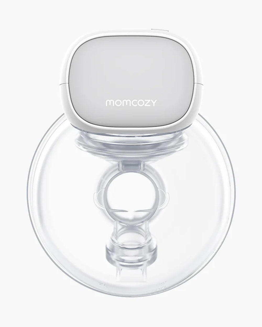 Momcozy S9 Pro Single Wearable Breast Pump-Portable, Silicone Material, With Long Battery Life-Flange Size 24mm-Hands free design with 2 modes and 9 Levels-LED Display-Quiet Motor-Grey