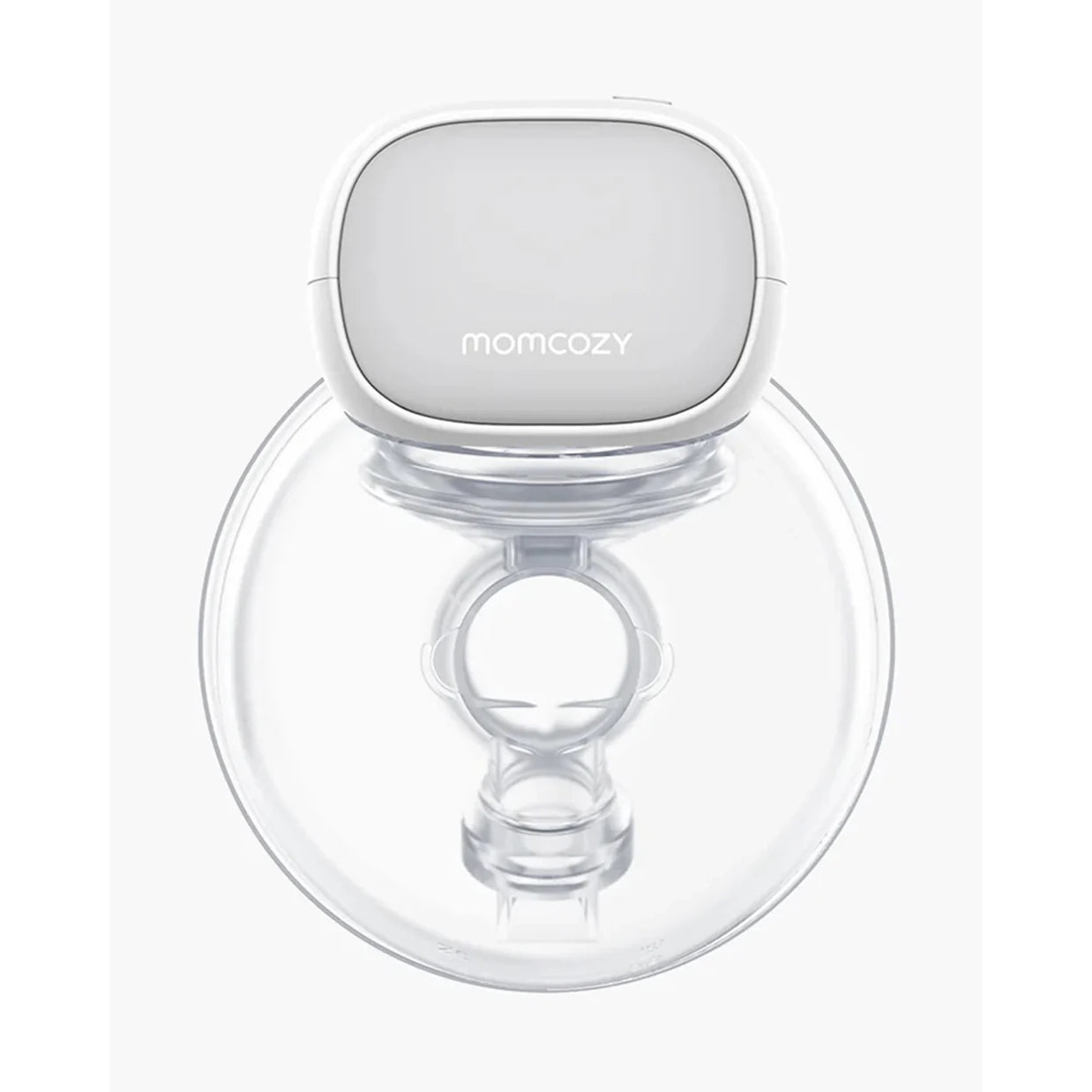 Momcozy S9 Pro Single Wearable Breast Pump-Portable, Silicone Material, With Long Battery Life-Flange Size 24mm-Hands free design with 2 modes and 9 Levels-LED Display-Quiet Motor-Grey