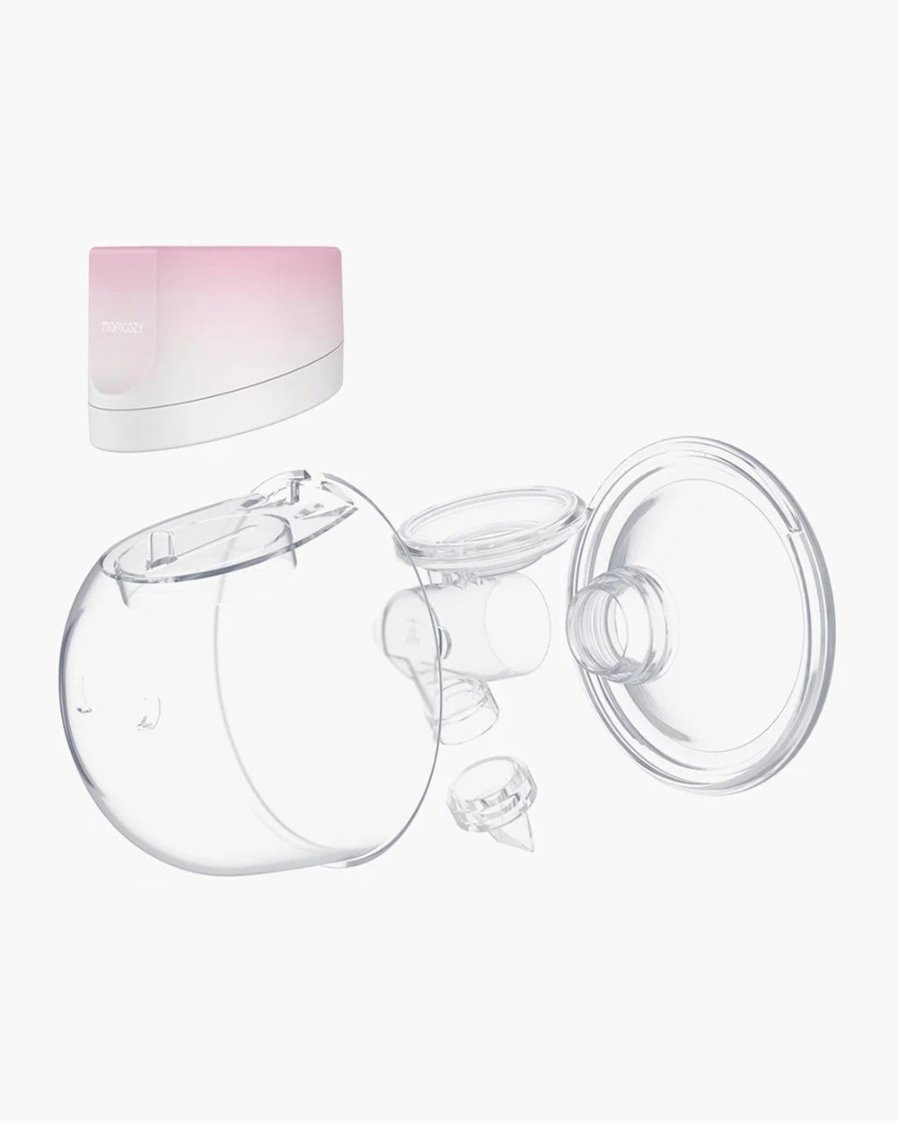 Momcozy S12 Pro Single Wearable Breast Pump-Portable-With Long Battery Life-Double Sealed Flange Design-24mm-3 modes and 9 Levels-Hands Free-Quiet Motor-Pink Gradient