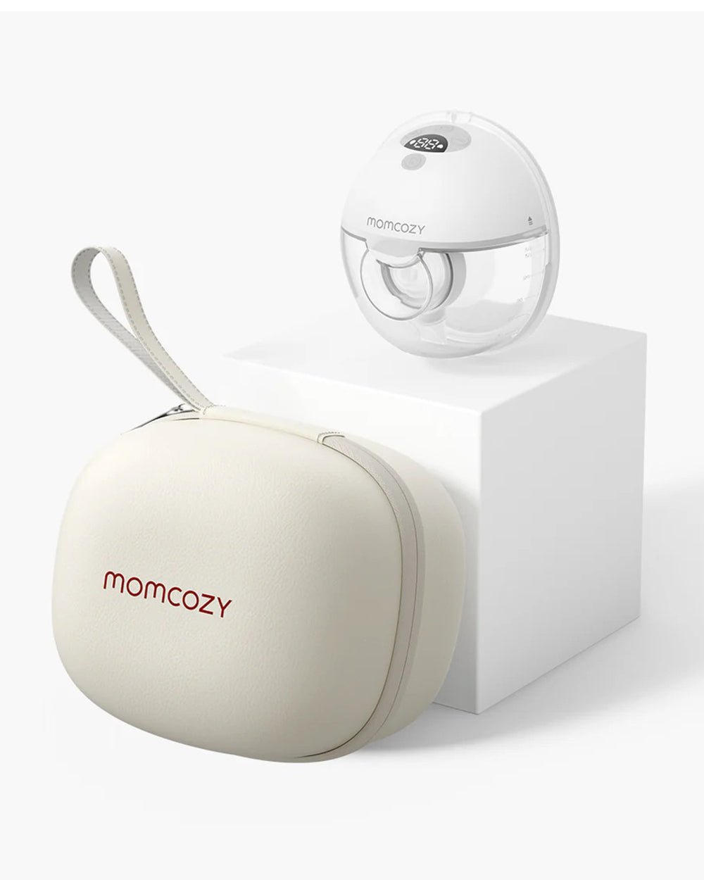 Momcozy All in One M5 Wearable Single Electric Breast Pump-Silicone-Flange Size-24mm-For painless pump-Portable-3 Modes & 9 Levels-1 Year Warranty-Quill Grey