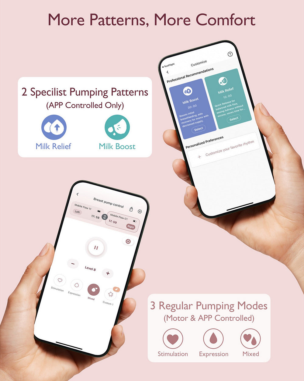 Momcozy M9 Single Wearable Electric Breast Pump-3rd-Gen Motor for Superior Performance-Multiple Modes-15 Levels-Flange Size-24mm