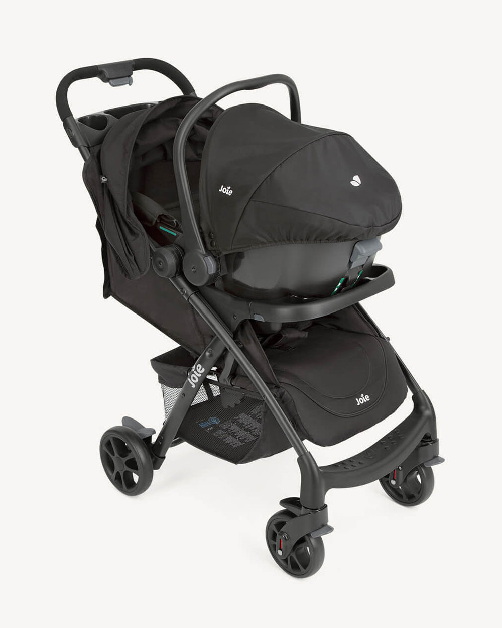 Joie i-Juva Baby Car Seat-Rear Facing-Airline Certified-Padded Harness Cushion-Side Impact Protection-3 Point Harness-For 0 to 1Y (Upto 13 Kg)-Shale