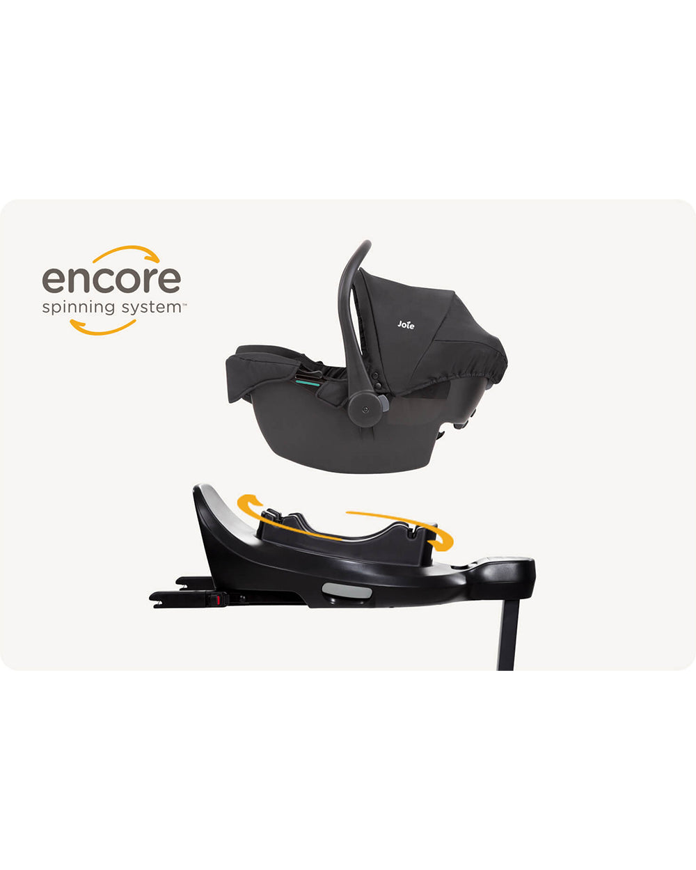 Joie i-Juva Baby Car Seat-Rear Facing-Airline Certified-Padded Harness Cushion-Side Impact Protection-3 Point Harness-For 0 to 1Y (Upto 13 Kg)-Shale