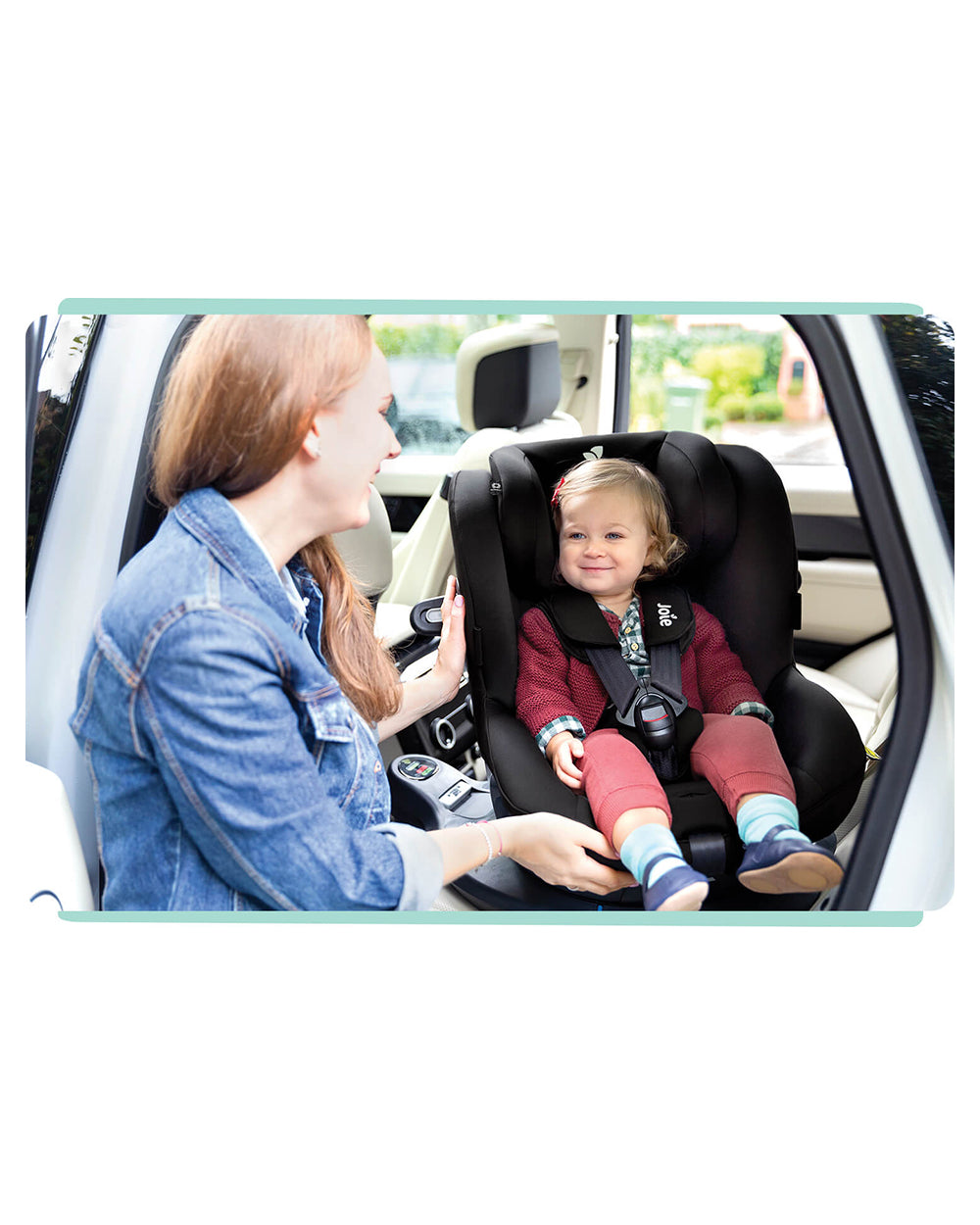 Joie i-Spin 360 Baby Car Seat-Convertible-(Front & Rear Facing)-6 Positions Recline-360 Degrees Rotation-2 Years Warranty-For 0 to 4Y (Upto 19 K g)-Deep Sea