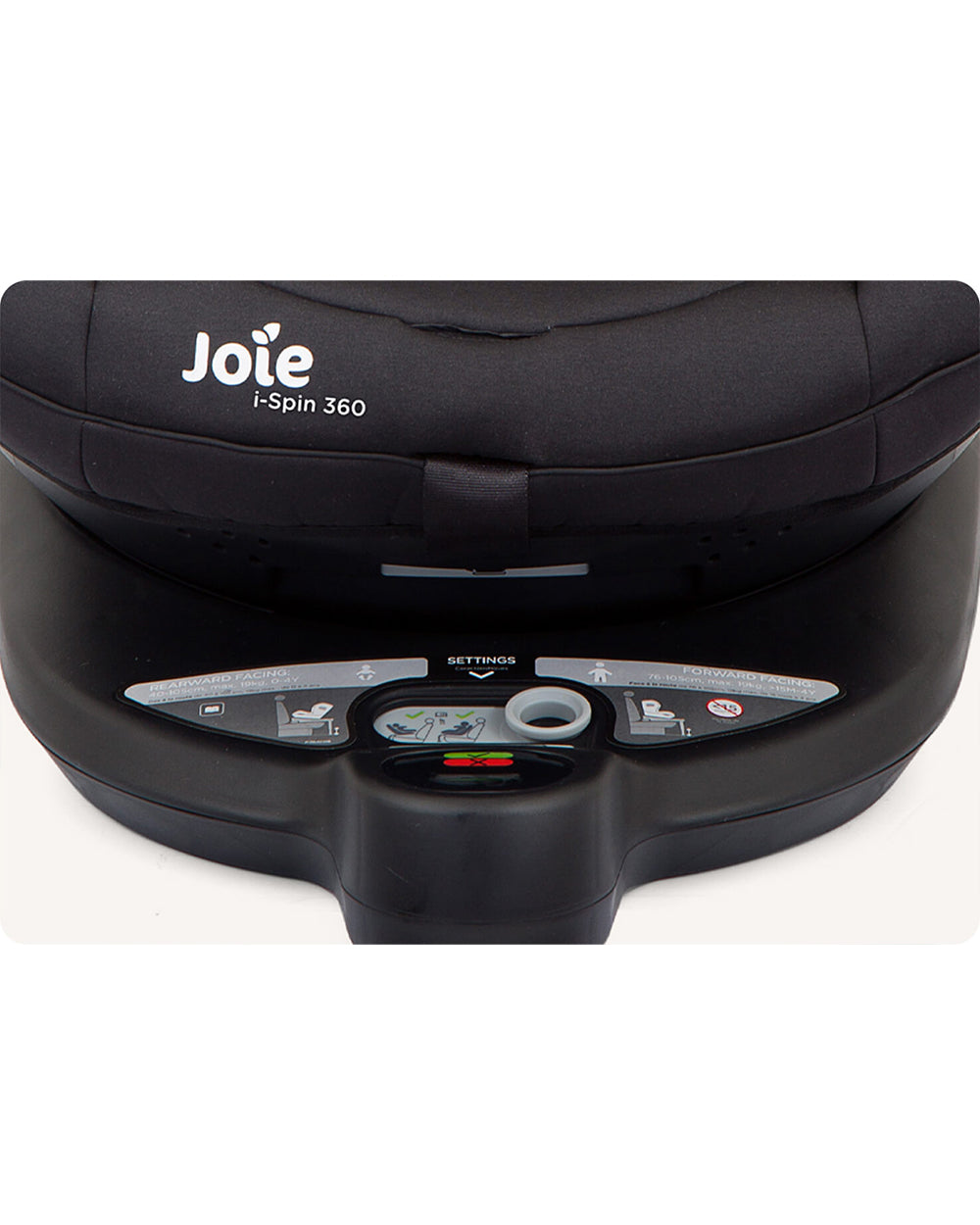 Joie i-Spin 360 Baby Car Seat-Convertible-(Front & Rear Facing)-6 Positions Recline-360 Degrees Rotation-2 Years Warranty-For 0 to 4Y (Upto 19 K g)-Deep Sea