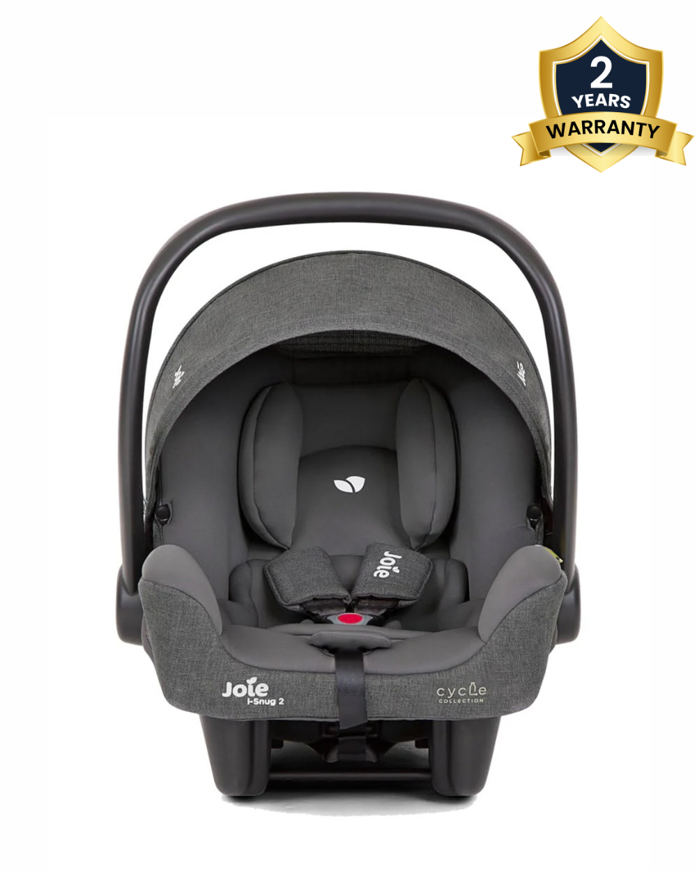 Joie i-Snug 2 Baby Car Seat-Rear Facing-Adjustable Headrest-UPF 50+ & Water Proof Canopy-Side Impact Protection-For 0 to 12M (Upto 13 Kg)-Shell Grey