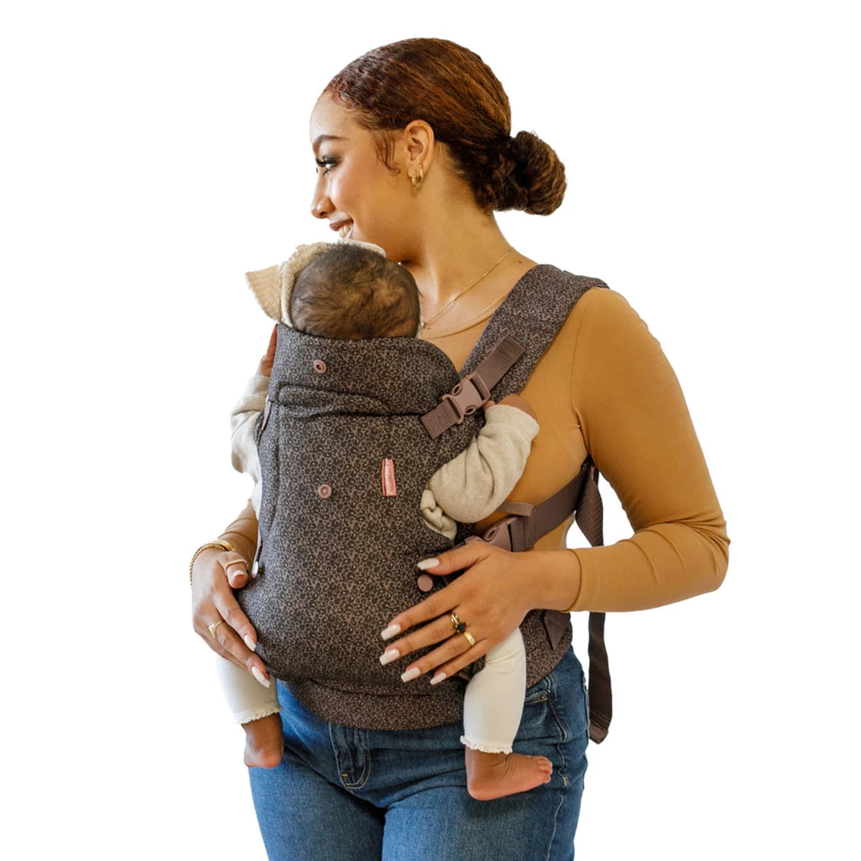 Infantino Flip 4-in-1 Convertible Baby Carrier-With 4 Carrying Positions-Head Support For Extra Comfort-Adjustable Waist Belt-For 0 to 3Y ( 3.5 to 14 Kg)-Grey