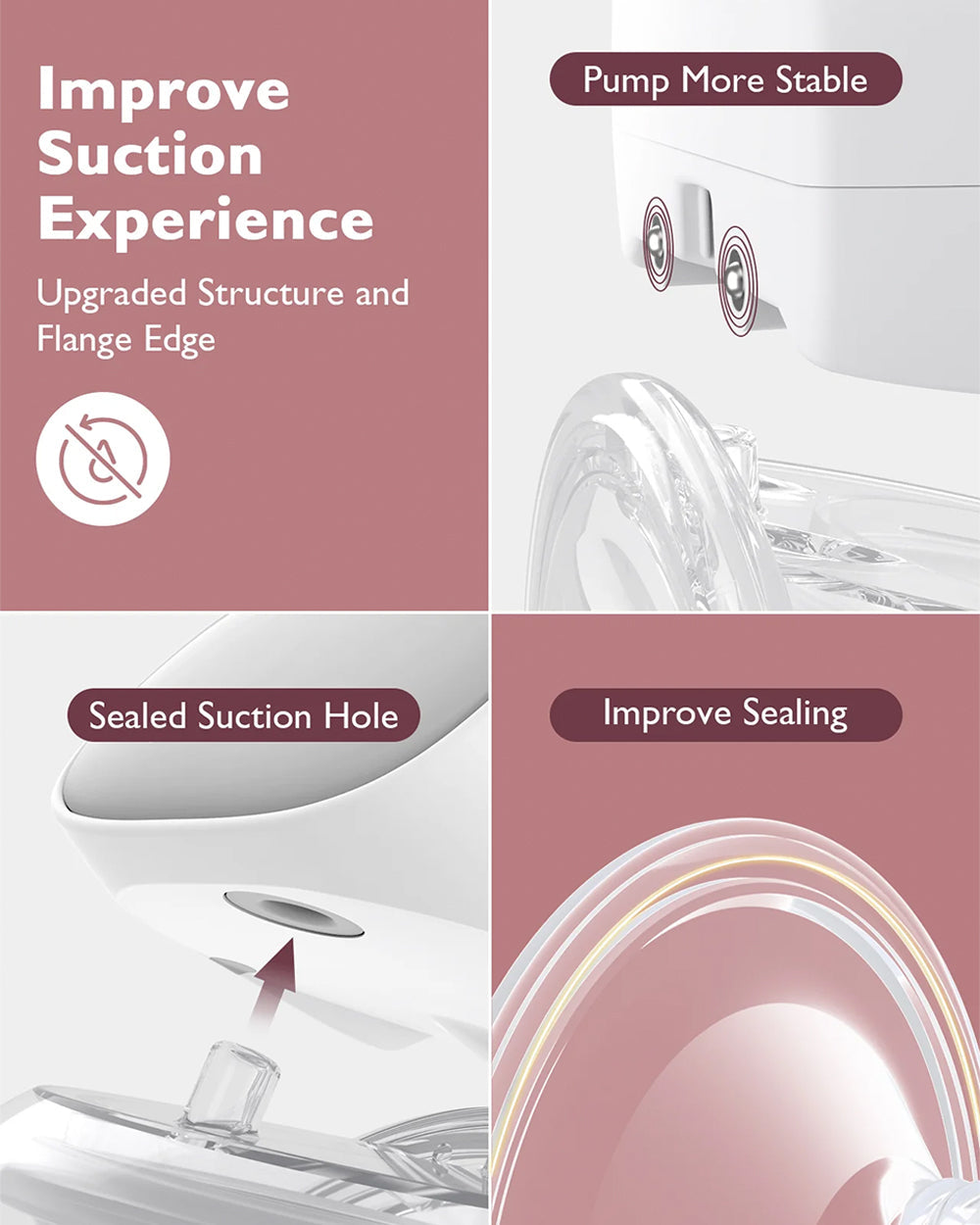 Momcozy S9 Pro Wearable Double Electric Breast Pump-2 Modes & 9 Suction Levels-Long Battery Life-LED Display-Grey