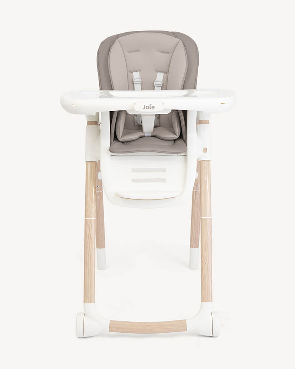 Joie Multiply 6in1 Baby High Chair-5 Level Height Adjustments With 3 Position Adjustable Tray-Convertible To Booster Seat & Mini Table-For 0 to 6Y (Upto 27Kg)-Walnunt Wood
