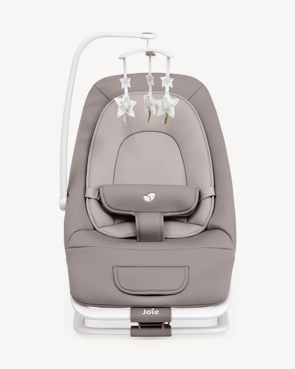Joie Dreamer Rocker & Bouncer-3 Position Reclining Seat-2 Position Adjustable Leg Rest-With Removable & Rotating Toy Bar-2 Years Warranty-Upto 15 Kg-Walnut