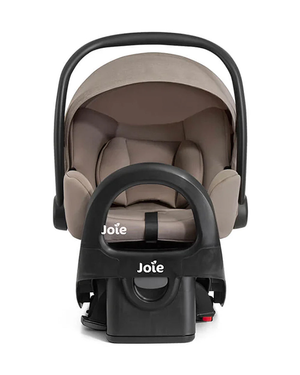 Joie Rue Baby Car Seat With Base-Rear Facing-FAA Approved-With Anti Rebound Bar to Minimise Movement During Impact-2 Years Warranty-For 1.8 to 13.6 kg-Mocha
