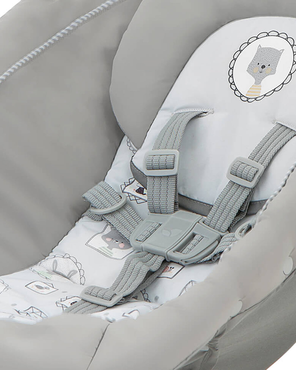Joie Excursion Change & Bounce-Includes Changer, Bouncer & Carry Bag-5 Calming Nature Sound & 5 Classical Lullabies-Removable Bassinet-Compact Fold-For Infants-Upto 15 Kg-Portrait