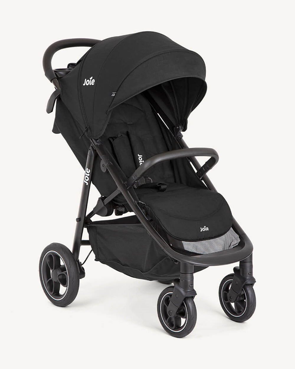 Joie Literax Pro Baby Stroller-One Hand Fold-Flat Reclining Seat-Car Seat Compatible-2 Years Warranty-For 0 to 4Y (Upto 22 Kg)-Shale