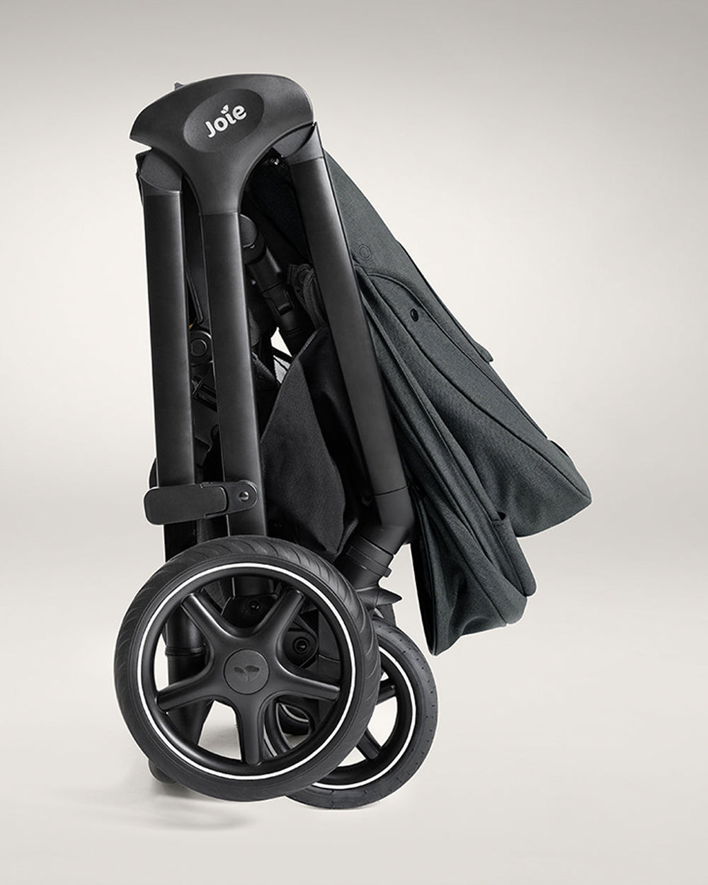 Joie Finiti Baby Stroller-Height Adjustable Handle Height-Reversible & Flat Reclining Seat-Travel System Compatible-2 Years Warranty-For 0 to 4Y (Upto 22 Kg)-Ebony