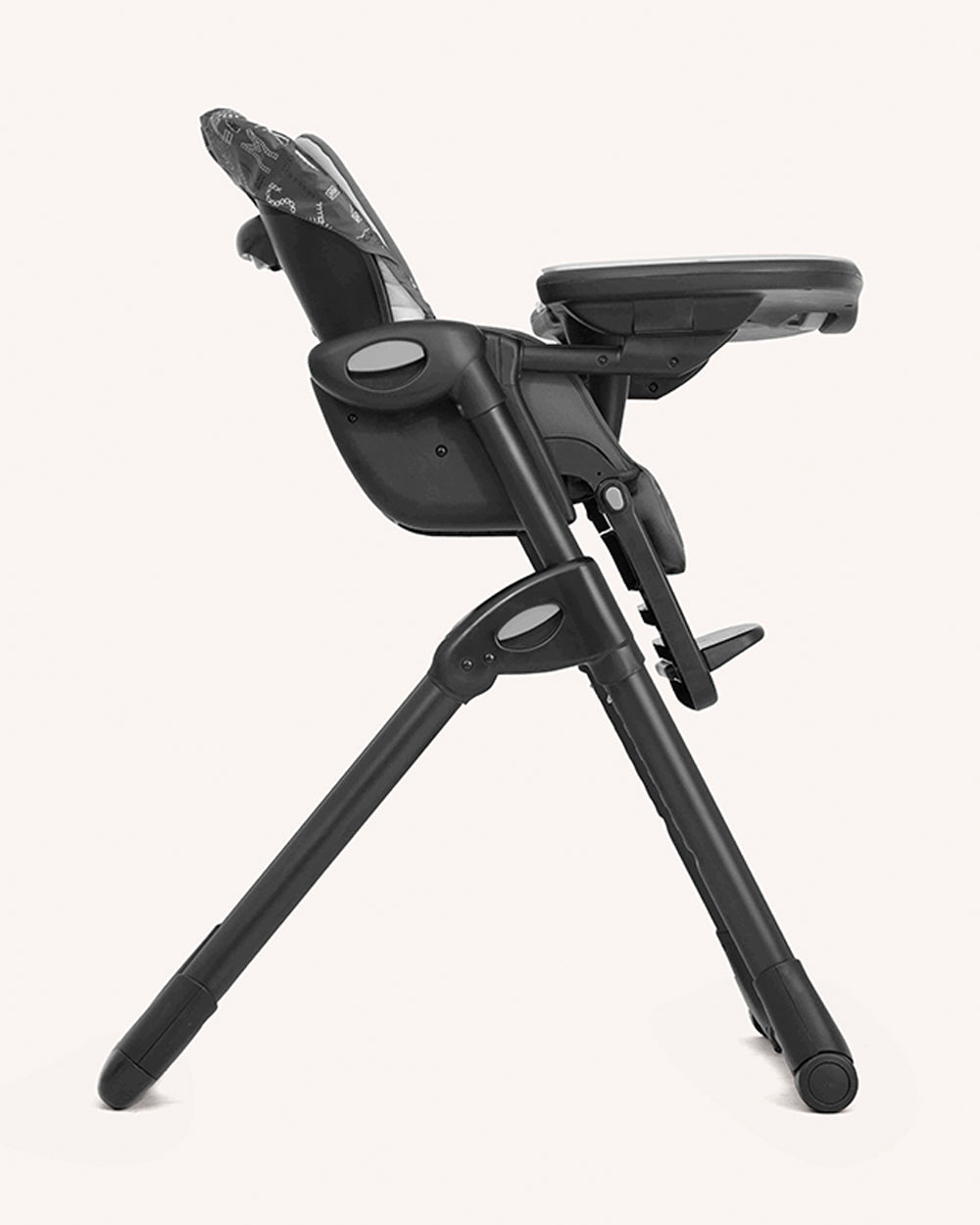 Joie Mimzy Recline High Chair-5 Position Recline-7 Height Positions-2 Years Warranty-Upto 15 Kg-ABC Charcoal