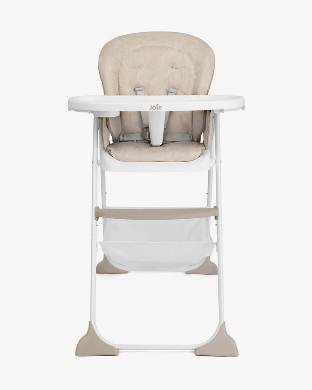 Joie Mimzy Snacker Baby High Chair-One Hand Quick Compact Fold-Streamlined Design-6M to 3Y (Upto 15Kg)-Taupe