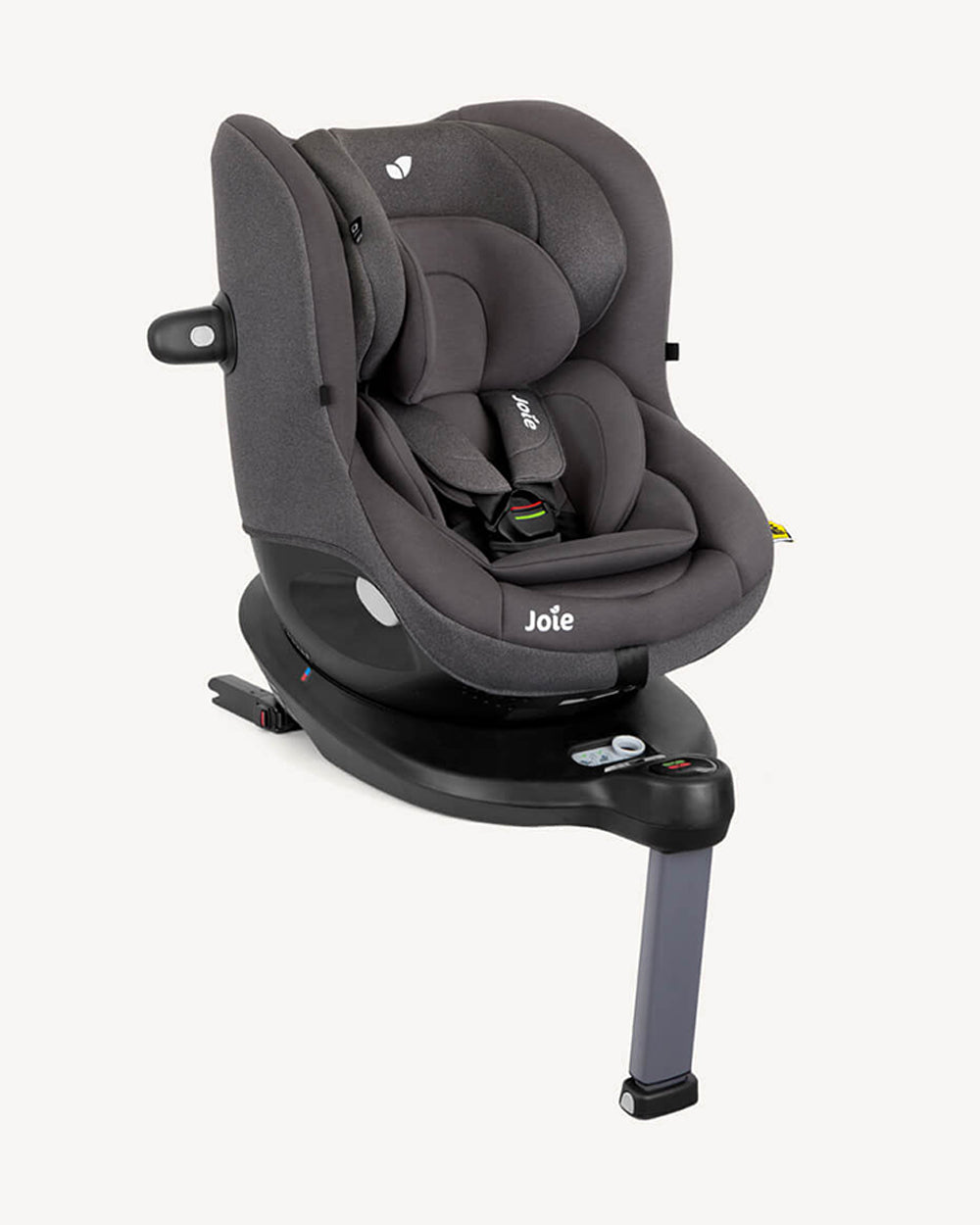 Joie i-Spin 360 Baby Car Seat-Convertible-(Front & Rear Facing)-6 Positions Recline-360 Degrees Rotation-2 Years Warranty-For 0 to 4Y (Upto 19 Kg)-Thunder