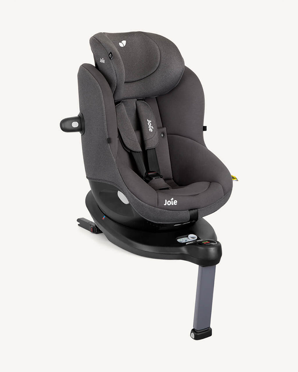 Joie i-Spin 360 Baby Car Seat-Convertible-(Front & Rear Facing)-6 Positions Recline-360 Degrees Rotation-2 Years Warranty-For 0 to 4Y (Upto 19 Kg)-Thunder