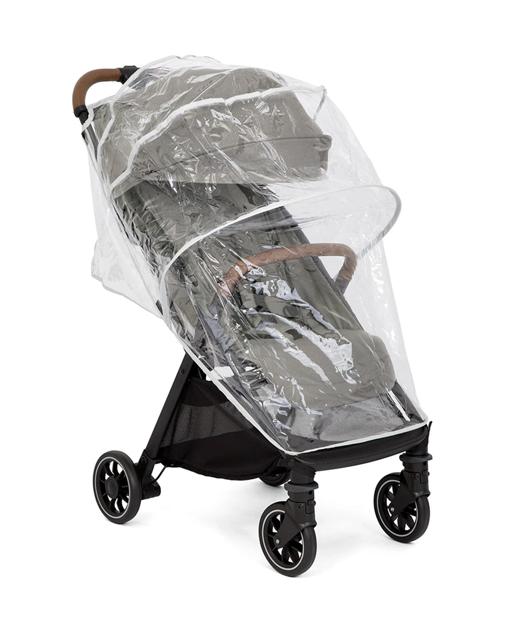 Joie Pact Pro Cabin Friendly Stroller-One Hand Fold-Flat Reclining Seat-Travel System Compatible-2 Years Warranty-Pram for 0 to 4Y (Upto 22 Kg)-Pebble