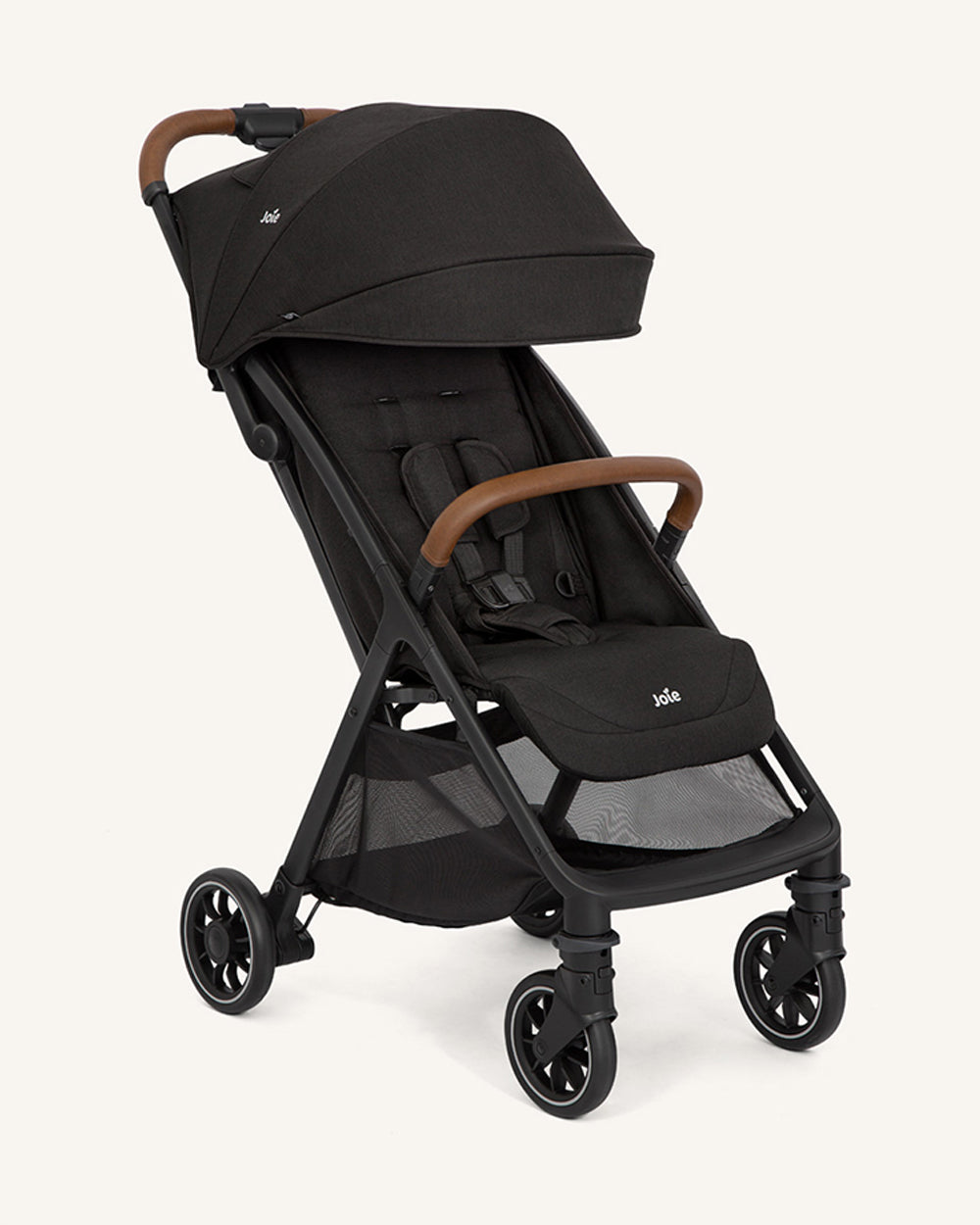 Joie Pact Pro Lightweight Stroller & i-Snug 2 Car Seat Travel System-Stroller Features (One Hand Fold, Upto Upto 22 Kg)-Car Seat Features (Adjustable Headrest, Upto 13 Kg)-Shale