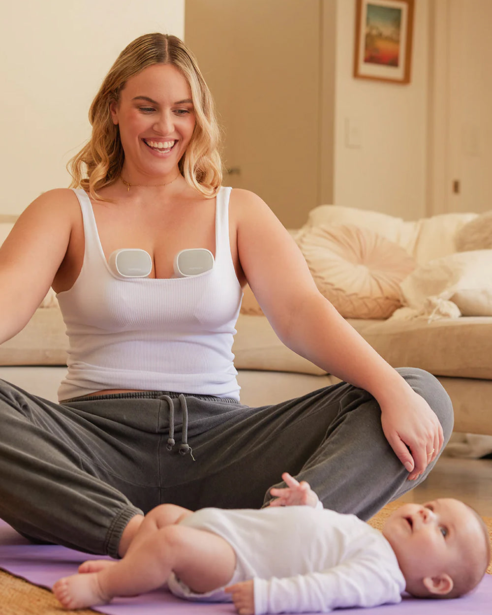 Momcozy S9 Pro Wearable Double Electric Breast Pump-2 Modes & 9 Suction Levels-Long Battery Life-LED Display-Pink