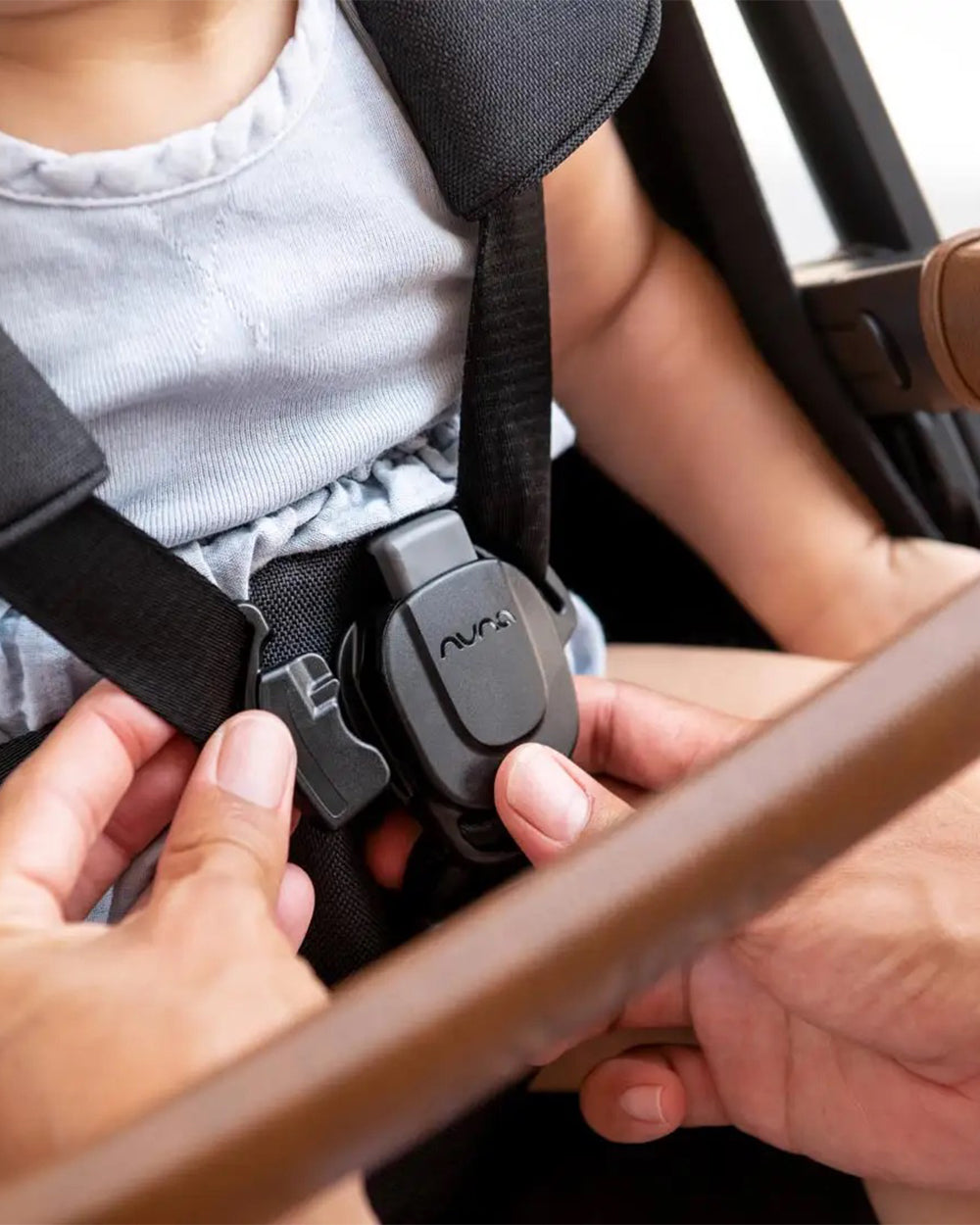 Nuna TRVL Cabin Friendly Baby Stroller-With Cup Holder-One Touch Fold-Compact Size-Pram for 0M+ (Upto 22Kg)-Caviar