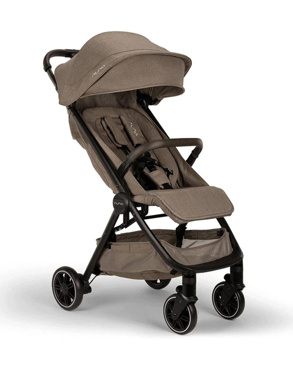 Nuna TRVL Cabin Friendly Baby Stroller-With Cup Holder-One Touch Fold-Compact Size-Pram for 0M+ (Upto 22Kg)-Cedar
