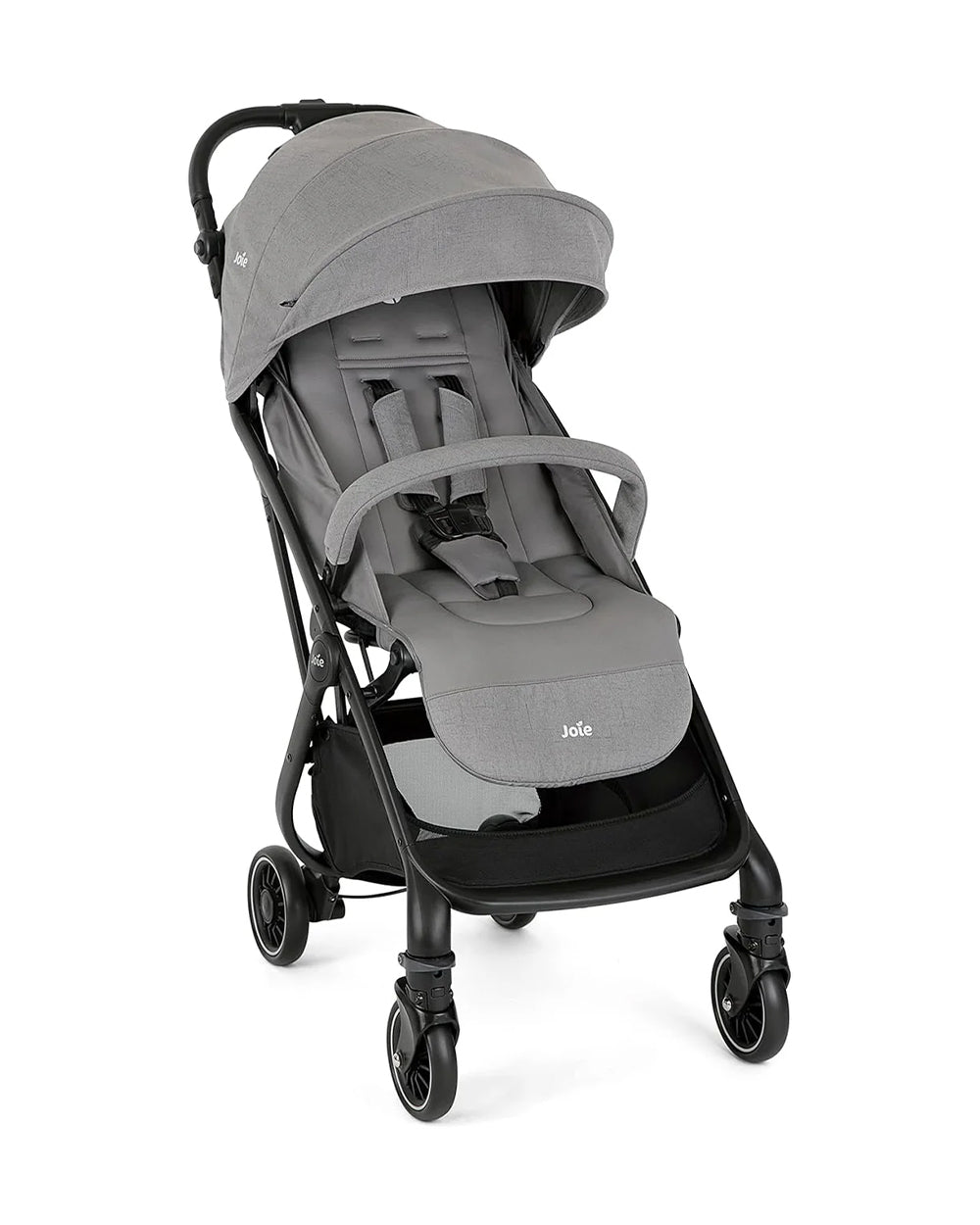 Joie Tourist Lightweight Baby Stroller & Gemm Car Seat Travel System-Stroller Features (Adjustable Handle Height, One Hand Fold, Upto 15 Kg)-Car Seat Features (Airline Certified, Side Impact Protection, Upto 13 Kg)-Pebble