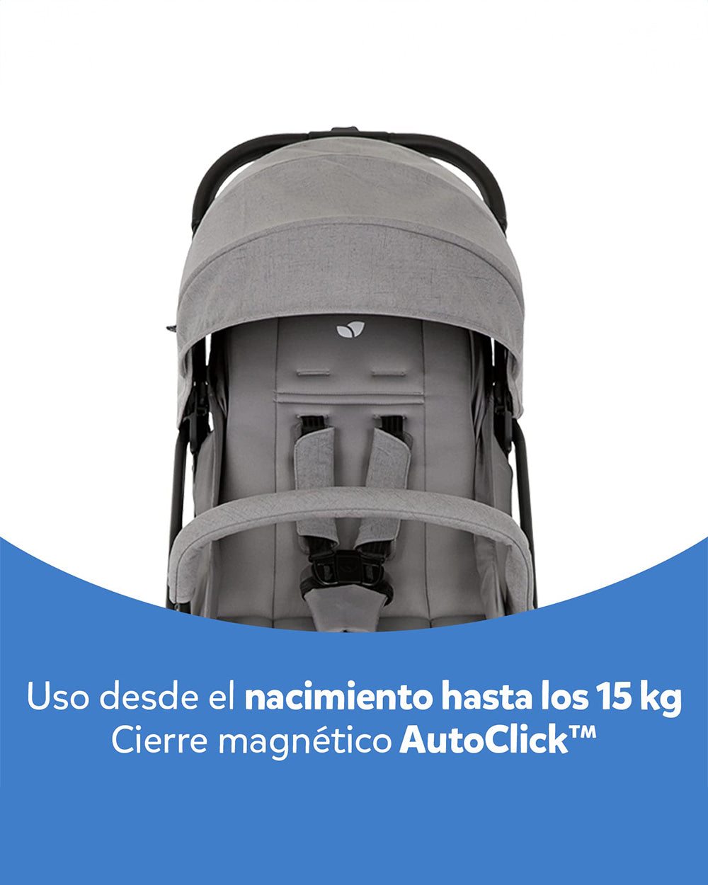 Joie Tourist Lightweight Baby Stroller & Gemm Car Seat Travel System-Stroller Features (Adjustable Handle Height, One Hand Fold, Upto 15 Kg)-Car Seat Features (Airline Certified, Side Impact Protection, Upto 13 Kg)-Pebble