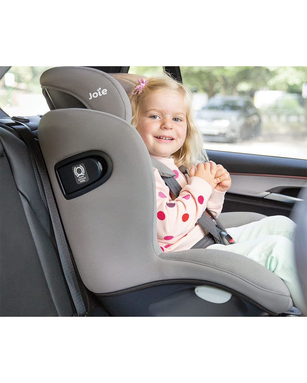 Joie i-Spin 360 Baby Car Seat-Convertible-(Front & Facing)-6 Positions Recline-360 Degrees Rotation-2 Years Warranty-For 0 to 4Y (Upto 19 Kg)-Shell Grey