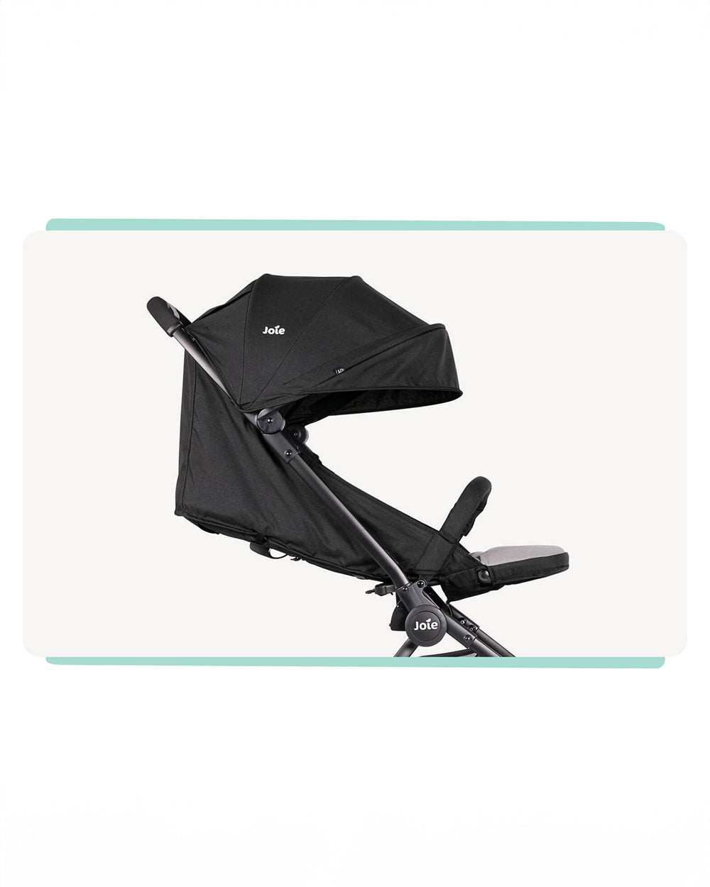 Joie Pact Lightweight Baby Stroller & Gemm Car Seat Travel System-Stroller Features (One Hand Fold, Flat Reclining Seat, Upto 15 Kg)-Car Seat Features (Airline Certified, Side Impact Protection, Upto 13 Kg)-Ember & Shale