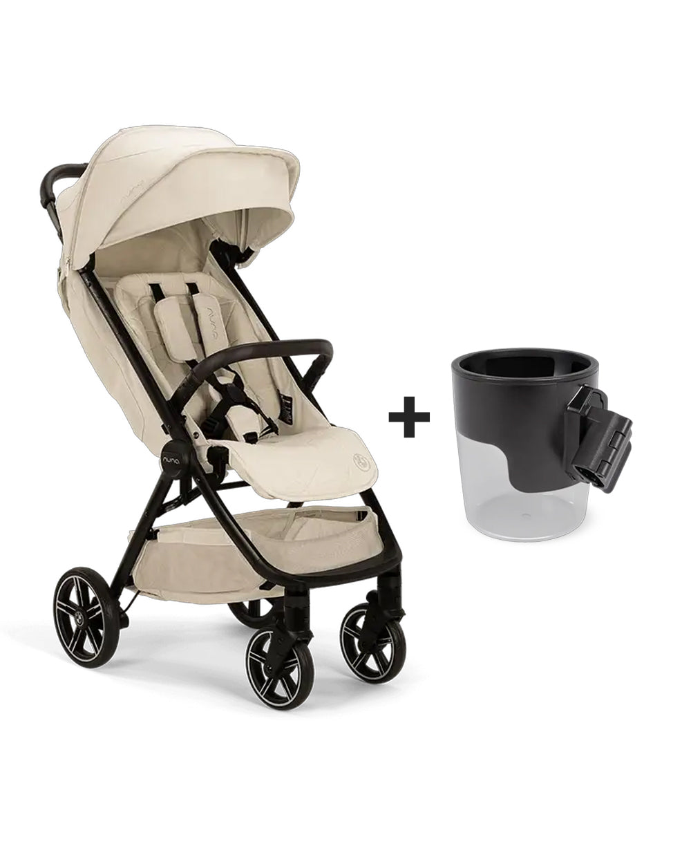 nuna trvl stroller cup holder Nuna TRVL LX BMW Collection Cabin Friendly Stroller-With Cup Holder-Me – Smart Baby